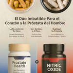 COMBO 2X1 🛡️Óxido Nítrico + Cuidado de Próstata / Salud Masculina Integral 💪
