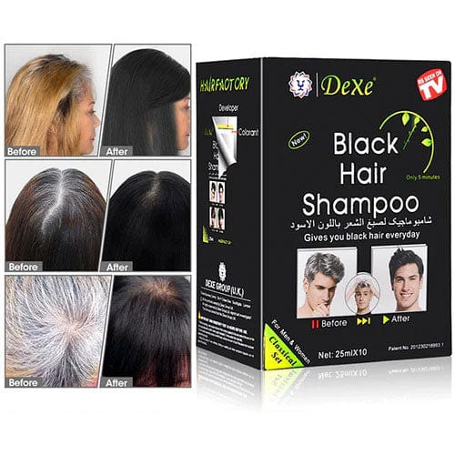 Dexe - Shampoo Pinta Canas Negro - CAJAx10